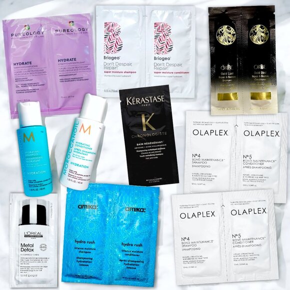 Sephora Deluxe Haircare Sample Bundle—16pc Set ✨$65+ Value✨ *NEW* - Picture 1 of 13